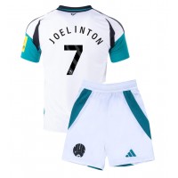 Echipament fotbal Newcastle United Joelinton #7 Tricou Treilea 2024-25 pentru copii maneca scurta (+ Pantaloni scurti)